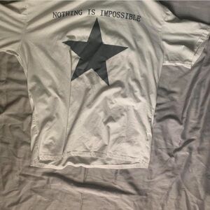 Gray Star Print Women's Tee